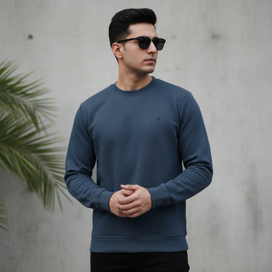 ML Sweatshirts Denim | NAVZA