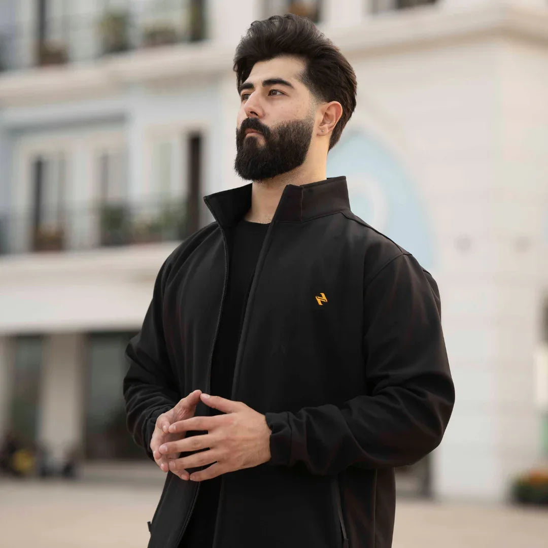 CL SS JACKET - BLACK - NAVZA