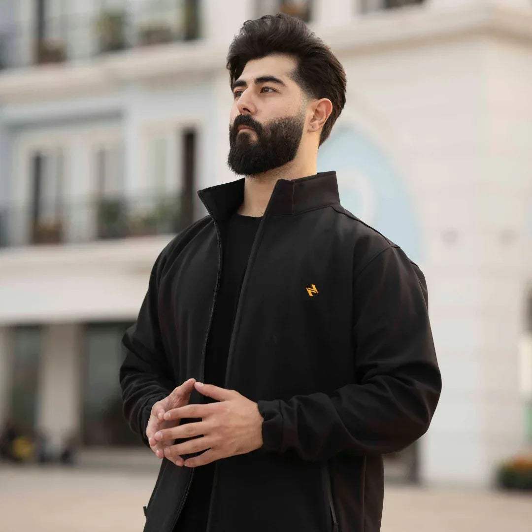 CL SS JACKET - BLACK - NAVZA
