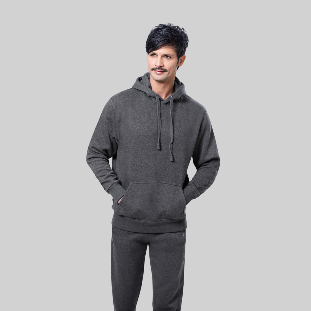 ML PULLOVER HOODIE TRACKER – CHARCOAL