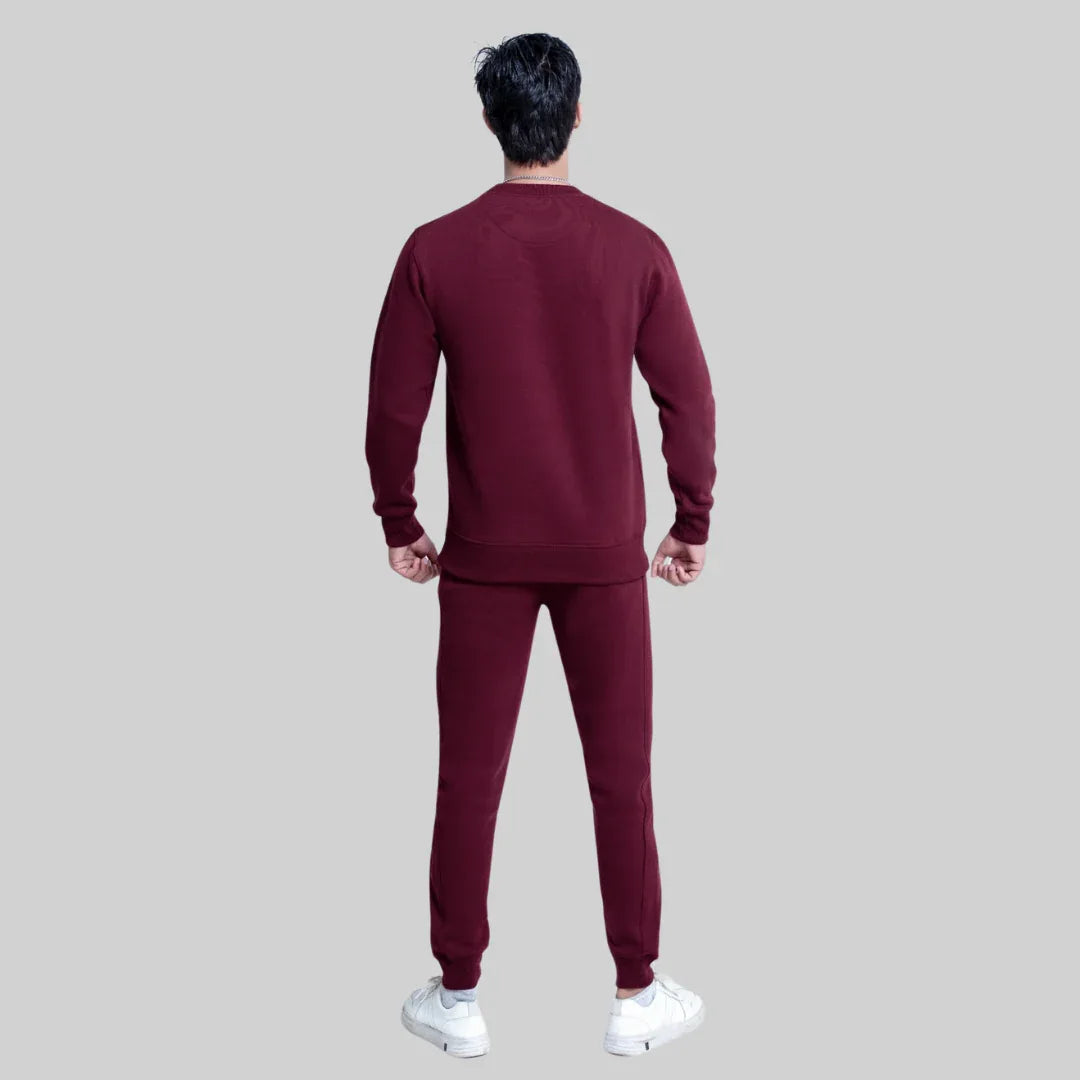 ML SWEATSHIRT TRACKER – BURGUNDY - NAVZA