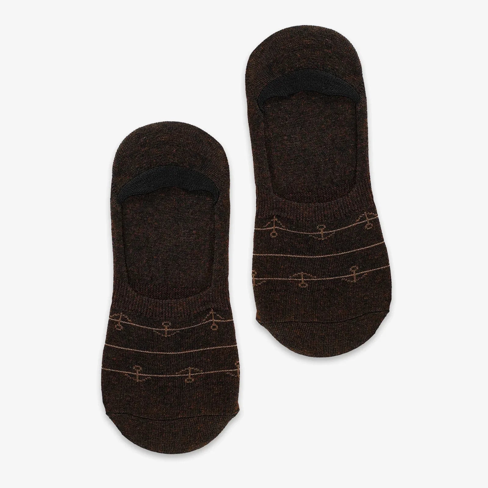 ANCHOR INVISIBLE SOCKS - BROWN - NAVZA
