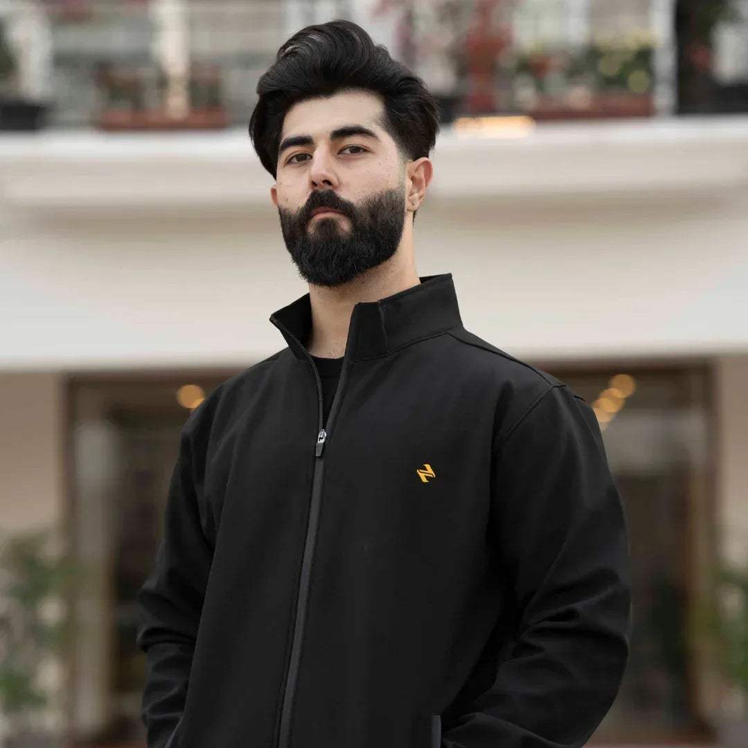 CL SS JACKET - BLACK - NAVZA