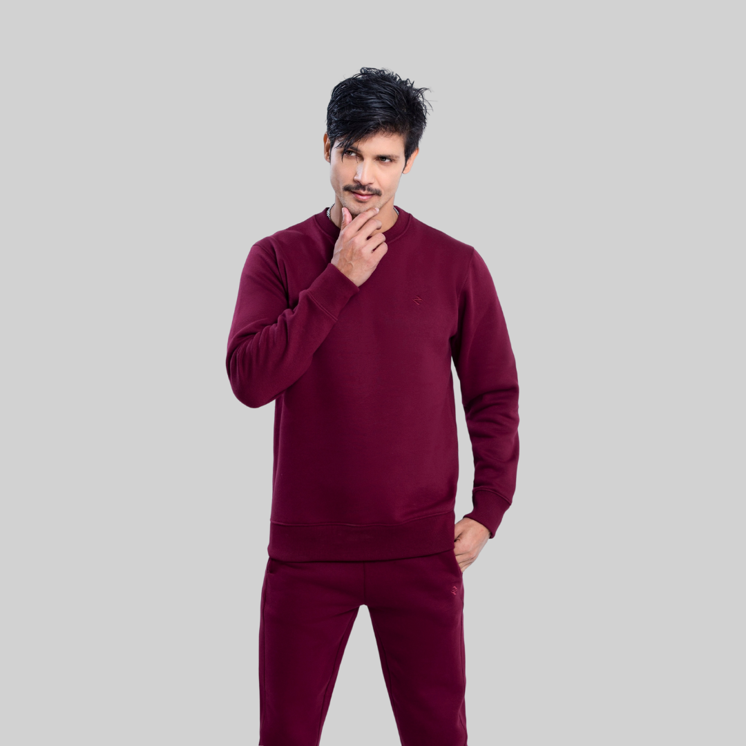 ML SWEATSHIRT TRACKER – BURGUNDY