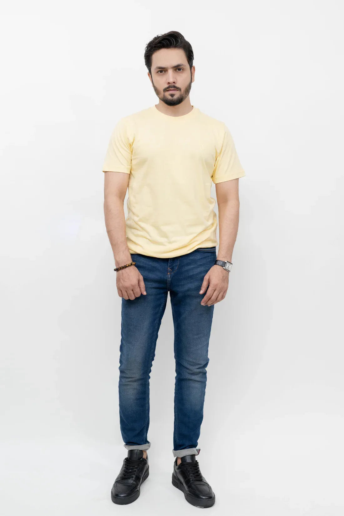 ML REGULAR FIT TEE – YELLOW - NAVZA