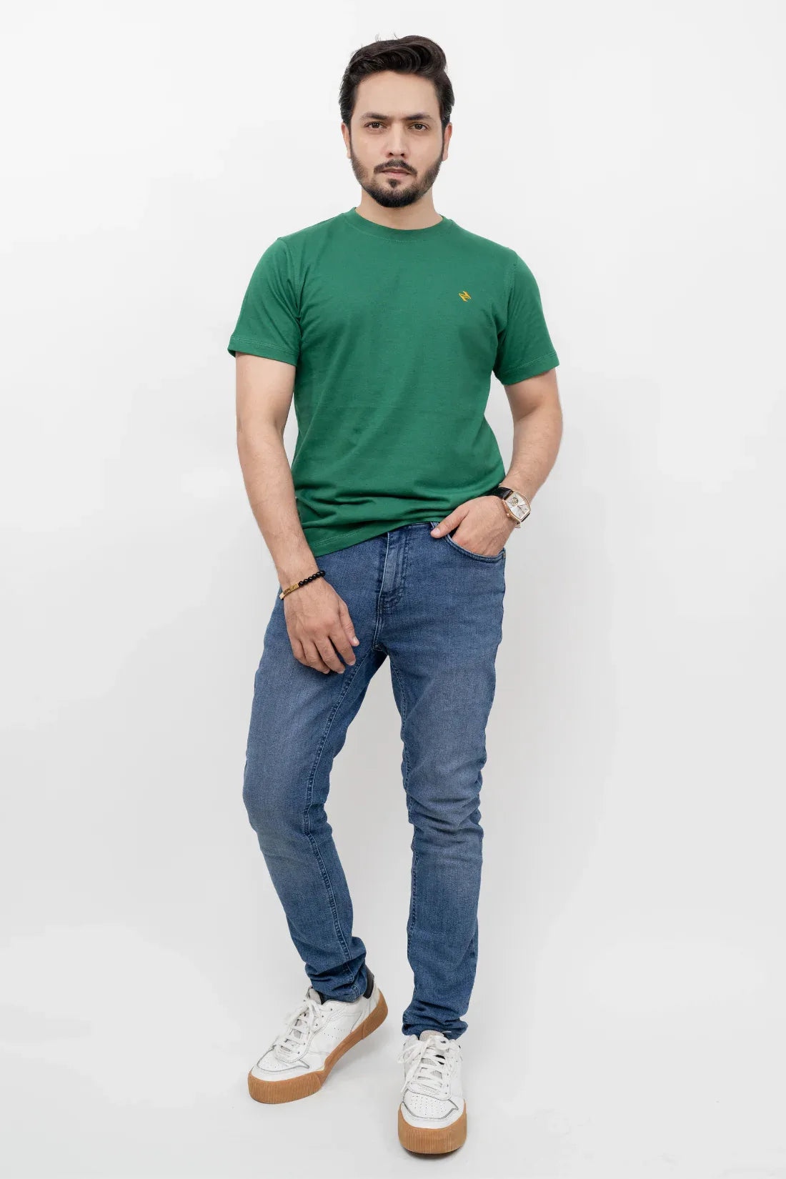 CL REGULAR FIT TEE – GREEN - NAVZA