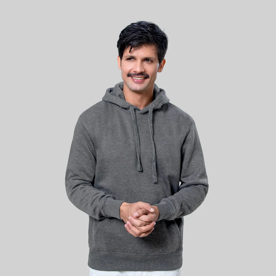 ML PULLOVER HOODIE – CHARCOAL - NAVZA