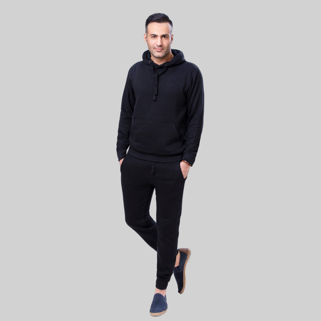 ML PULLOVER HOODIE TRACKER – BLACK