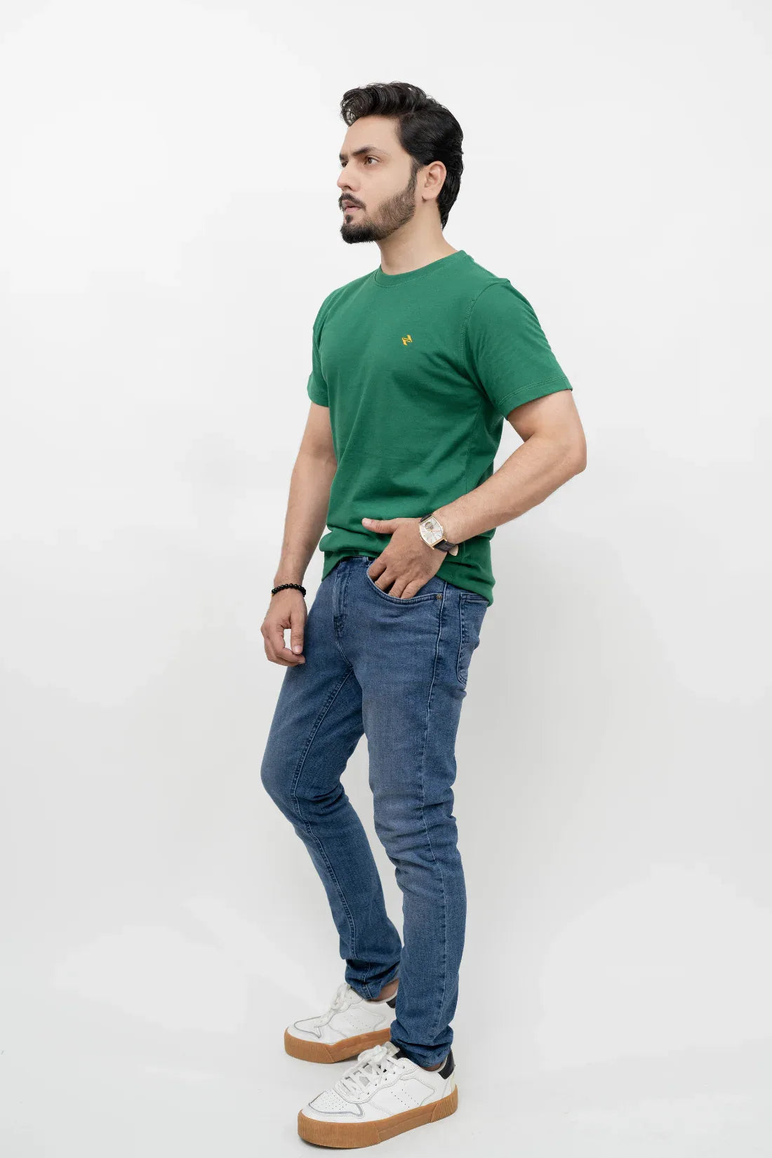 CL REGULAR FIT TEE – GREEN - NAVZA