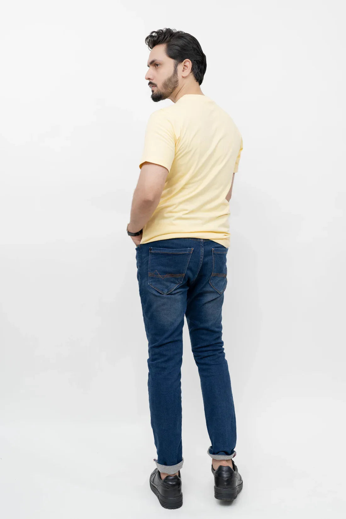 ML REGULAR FIT TEE – YELLOW - NAVZA