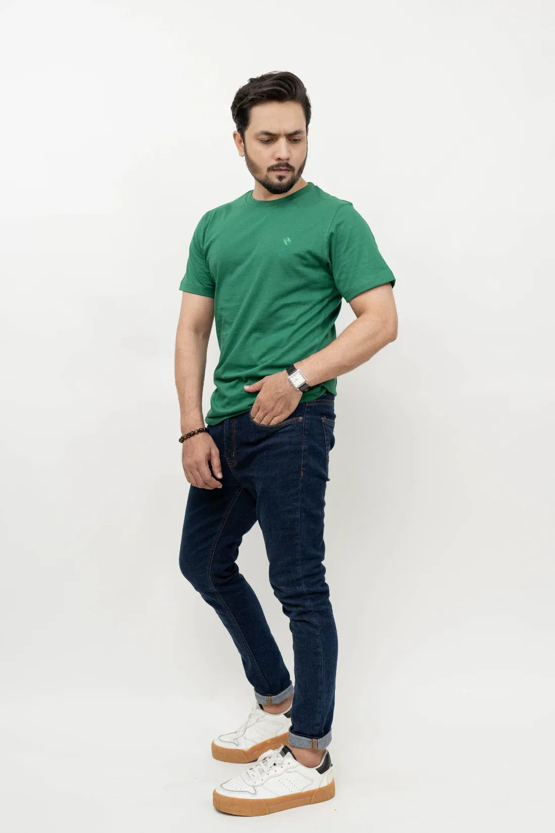 ML REGULAR FIT TEE – GREEN - NAVZA