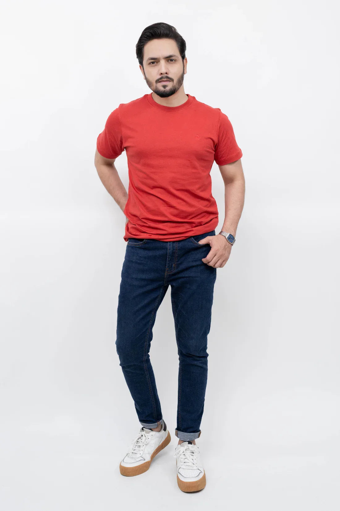 ML REGULAR FIT TEE – RED - NAVZA
