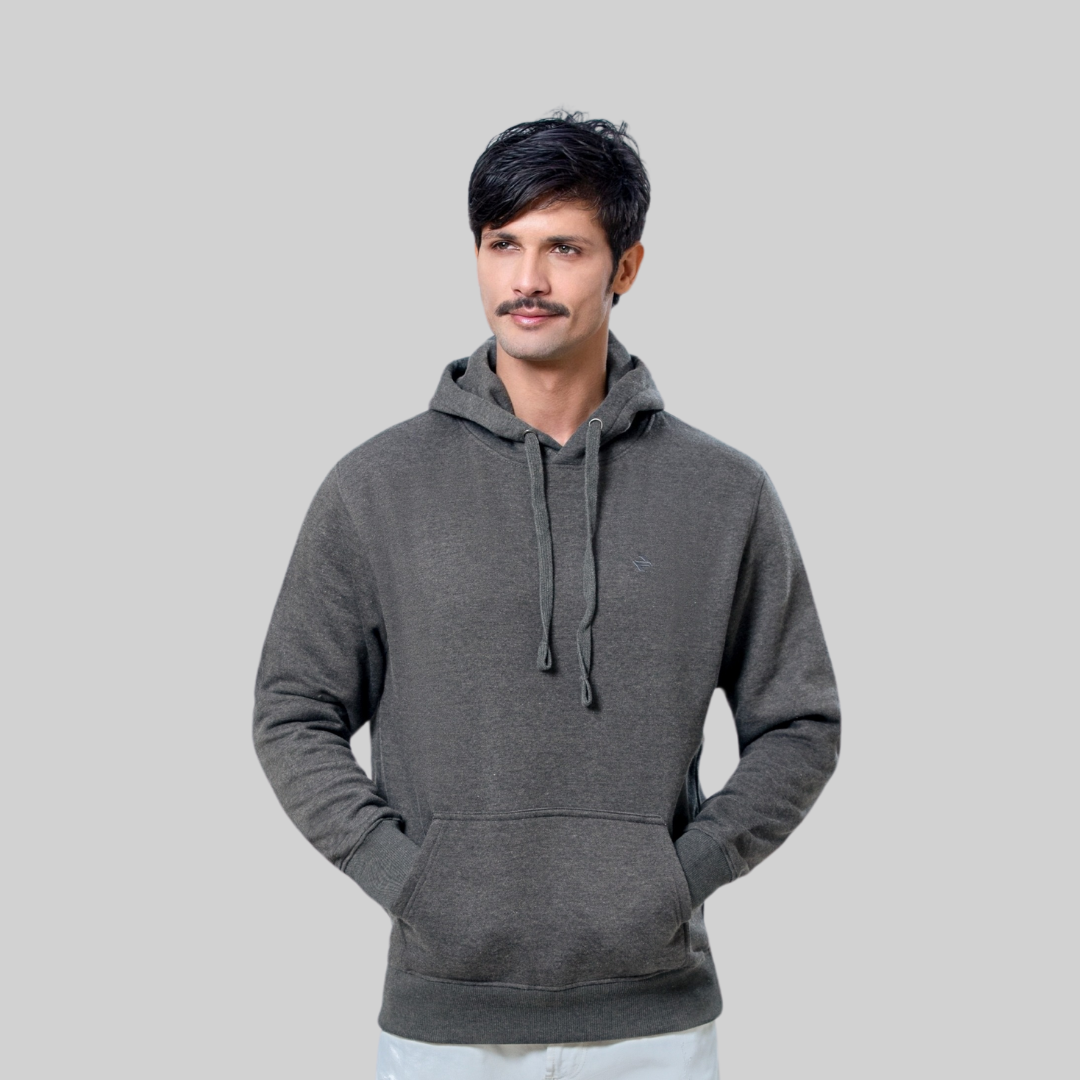 ML PULLOVER HOODIE – CHARCOAL