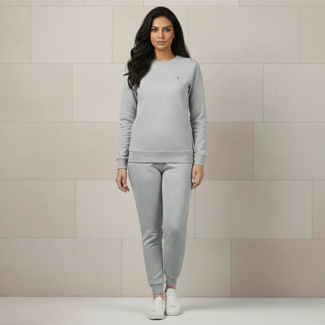 WOMEN ML SWEATSHIRT TRACKER – GREY - NAVZA