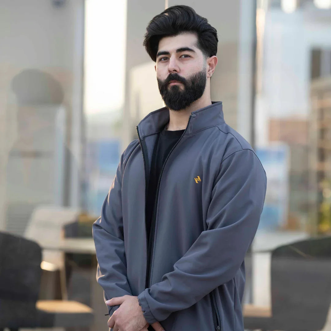 CL SS JACKET - GREY - NAVZA