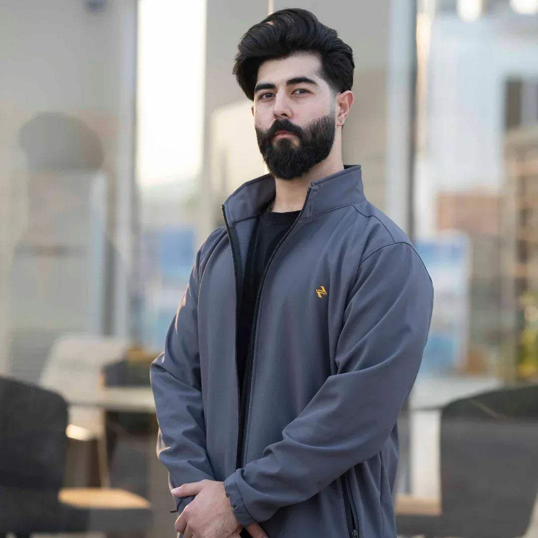 CL SS JACKET - GREY - NAVZA