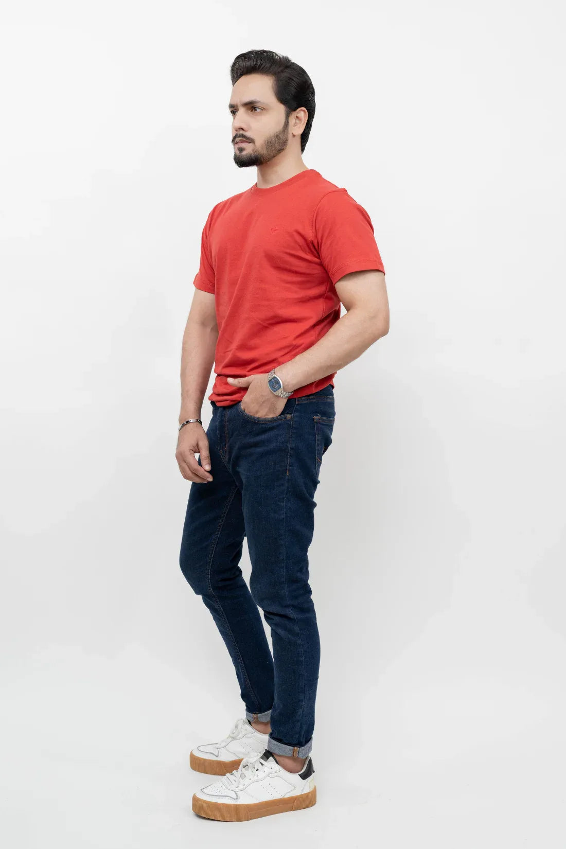 ML REGULAR FIT TEE – RED - NAVZA