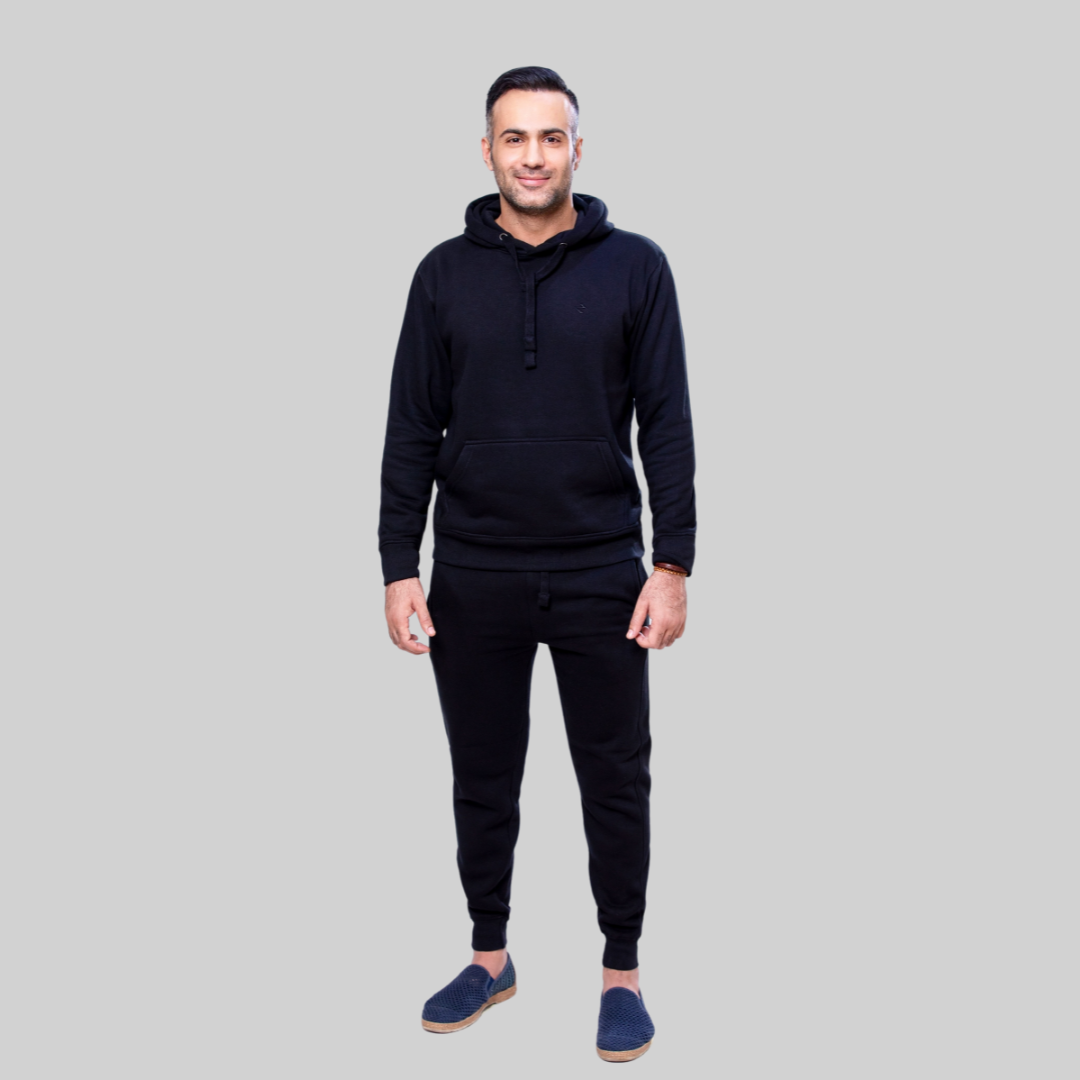ML PULLOVER HOODIE TRACKER – BLACK