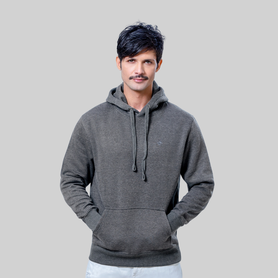 ML PULLOVER HOODIE – CHARCOAL