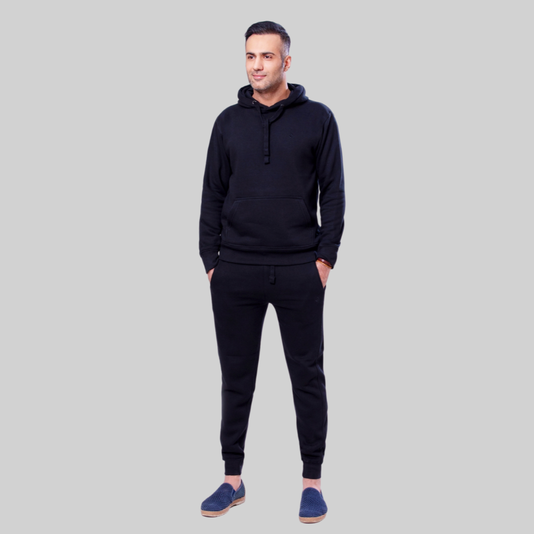 ML PULLOVER HOODIE TRACKER – BLACK