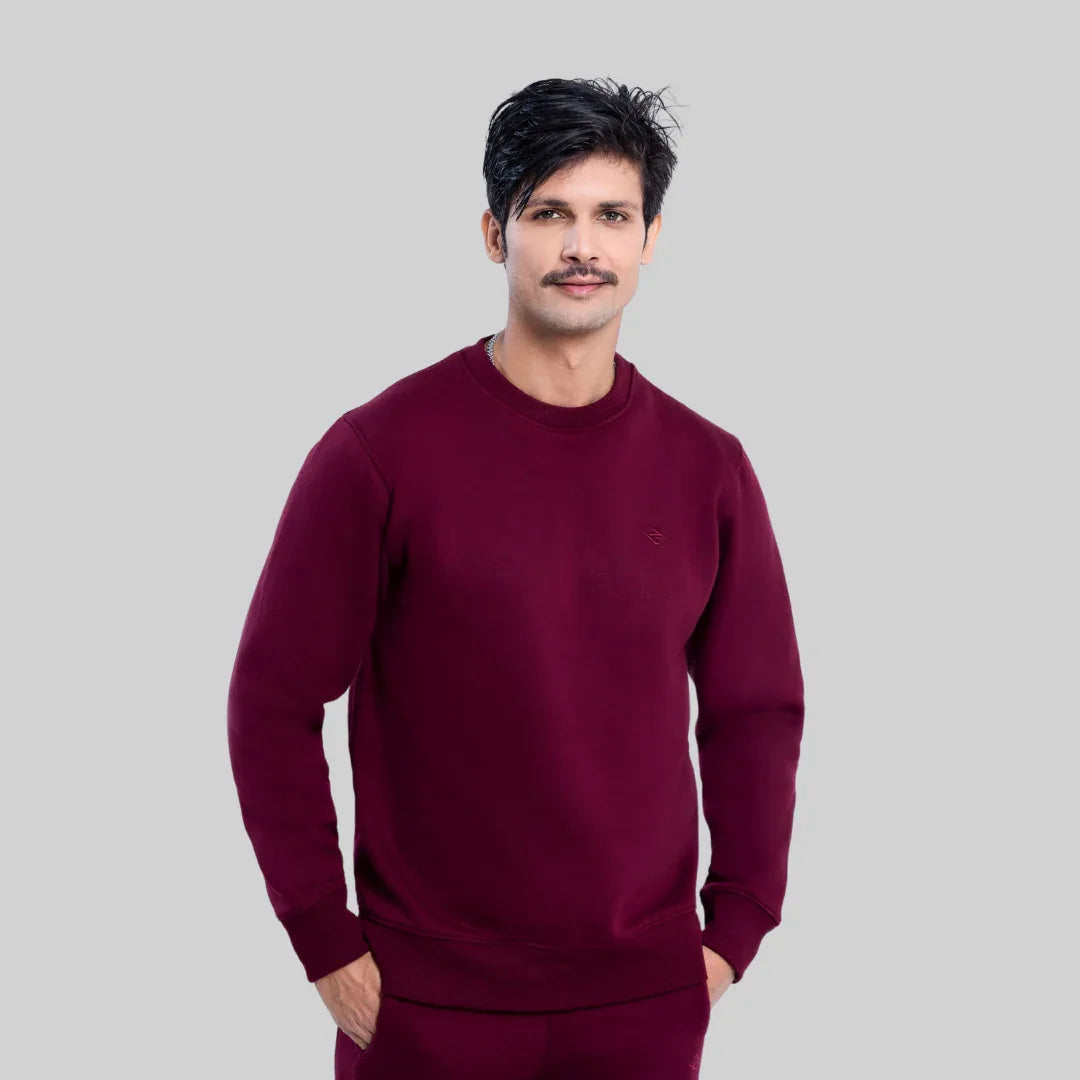 ML SWEATSHIRT – BURGUNDY - NAVZA