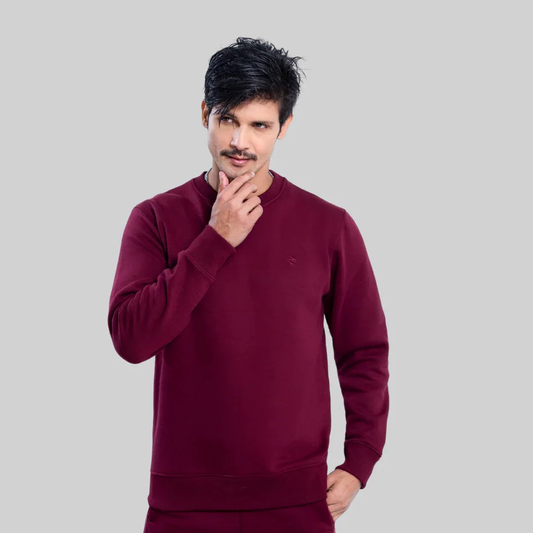 ML SWEATSHIRT – BURGUNDY - NAVZA