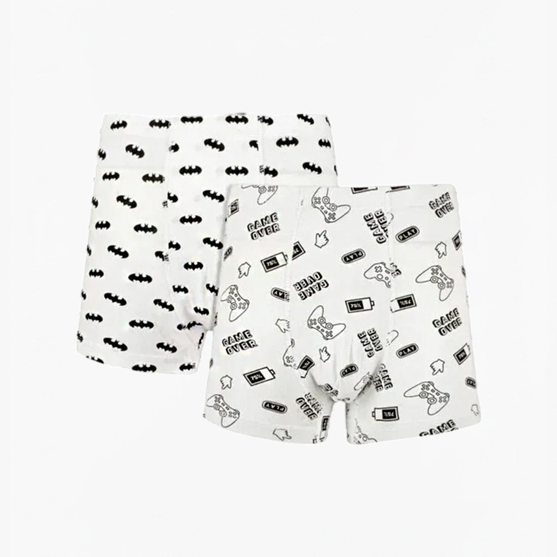 PACK OF 2 BOXERS – GAMEOVER/BATMAN