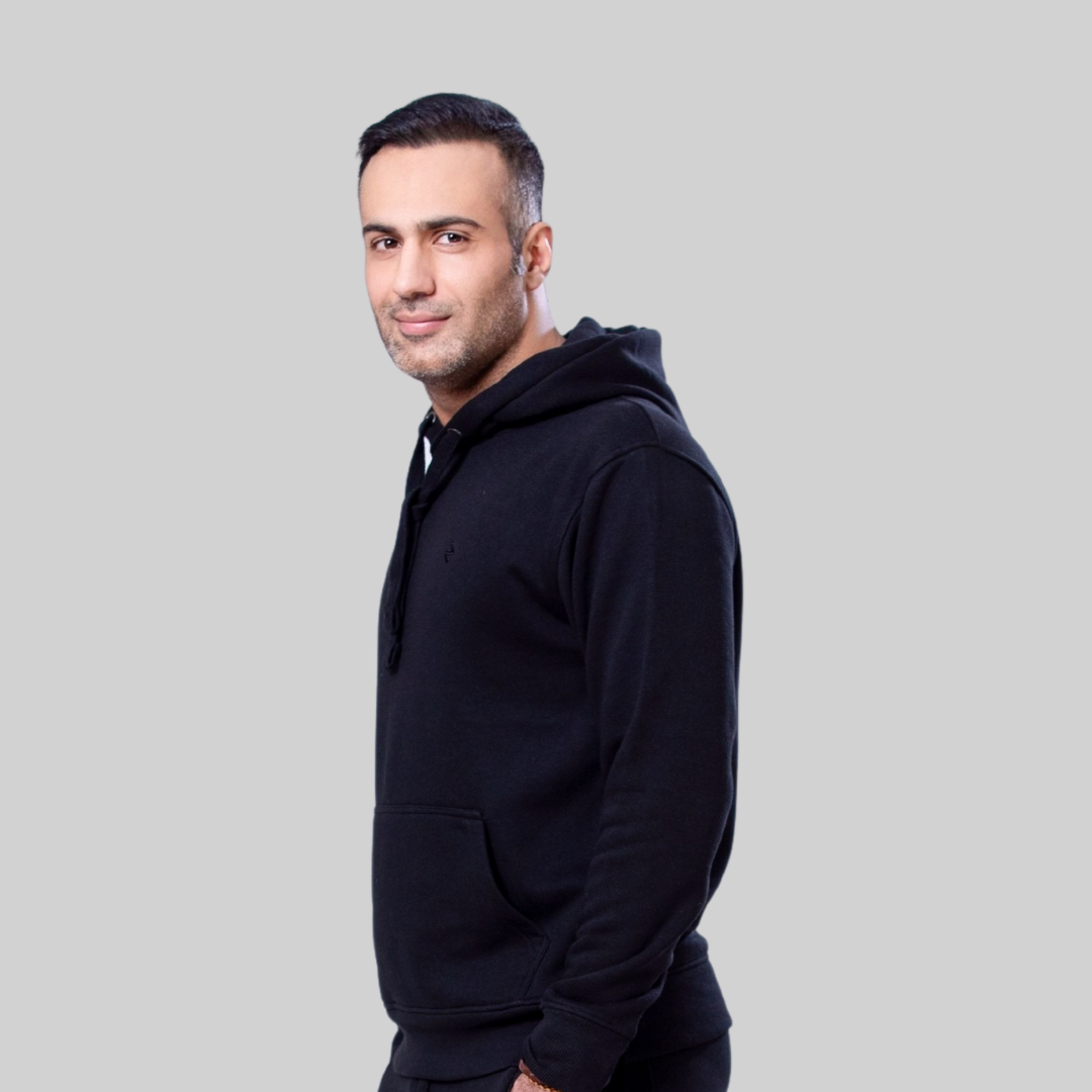 ML PULLOVER HOODIE – BLACK