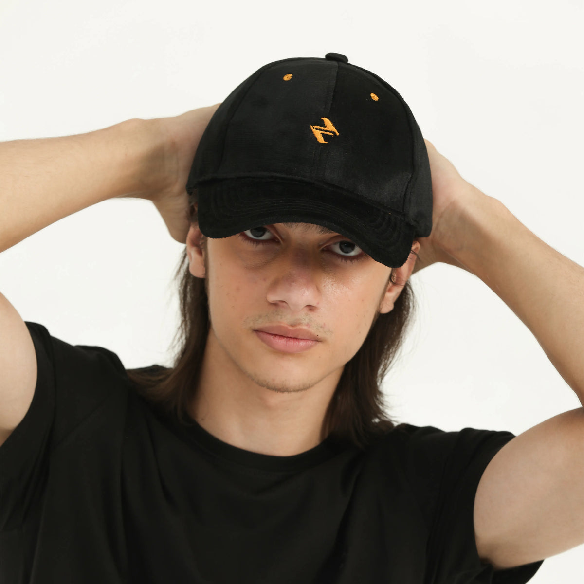 VELVET CAP | BLACK