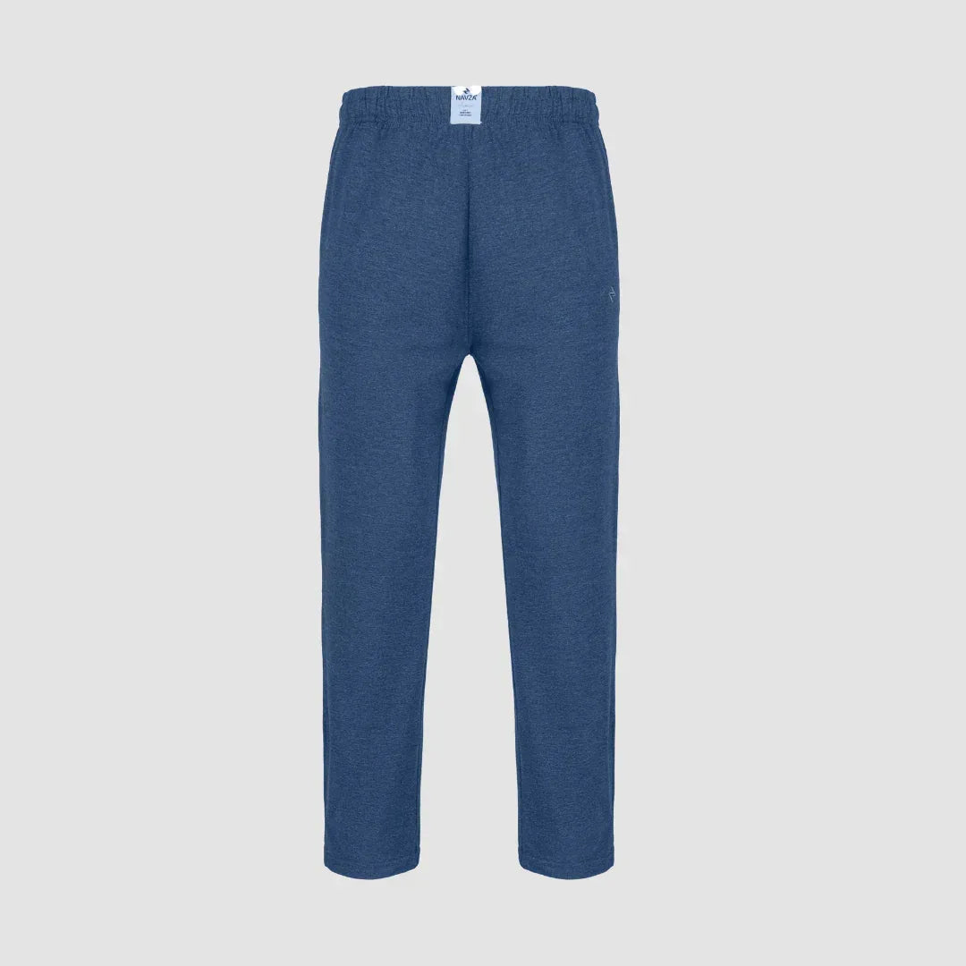 PACK OF BLACK UNDERTEE & DENIM JERSEY TROUSER - NAVZA