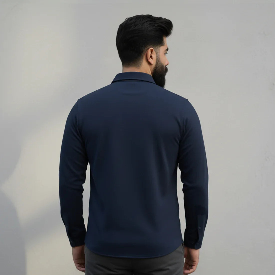 CL SMART SHIRT - NAVY - NAVZA