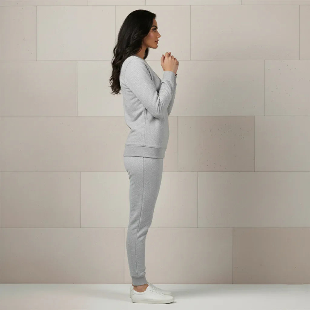 WOMEN ML SWEATSHIRT TRACKER – GREY - NAVZA