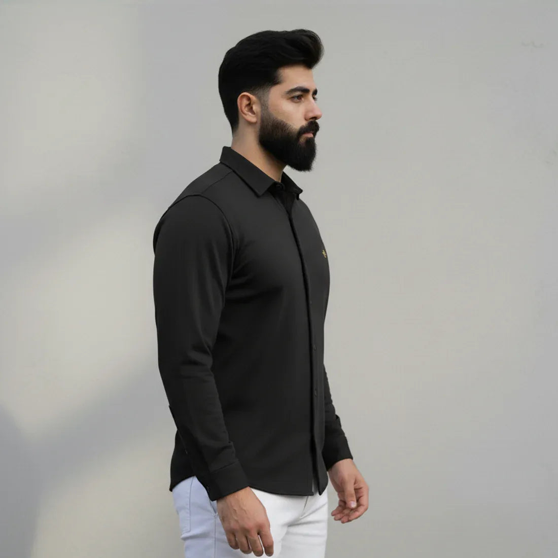 CL SMART SHIRT - BLACK - NAVZA