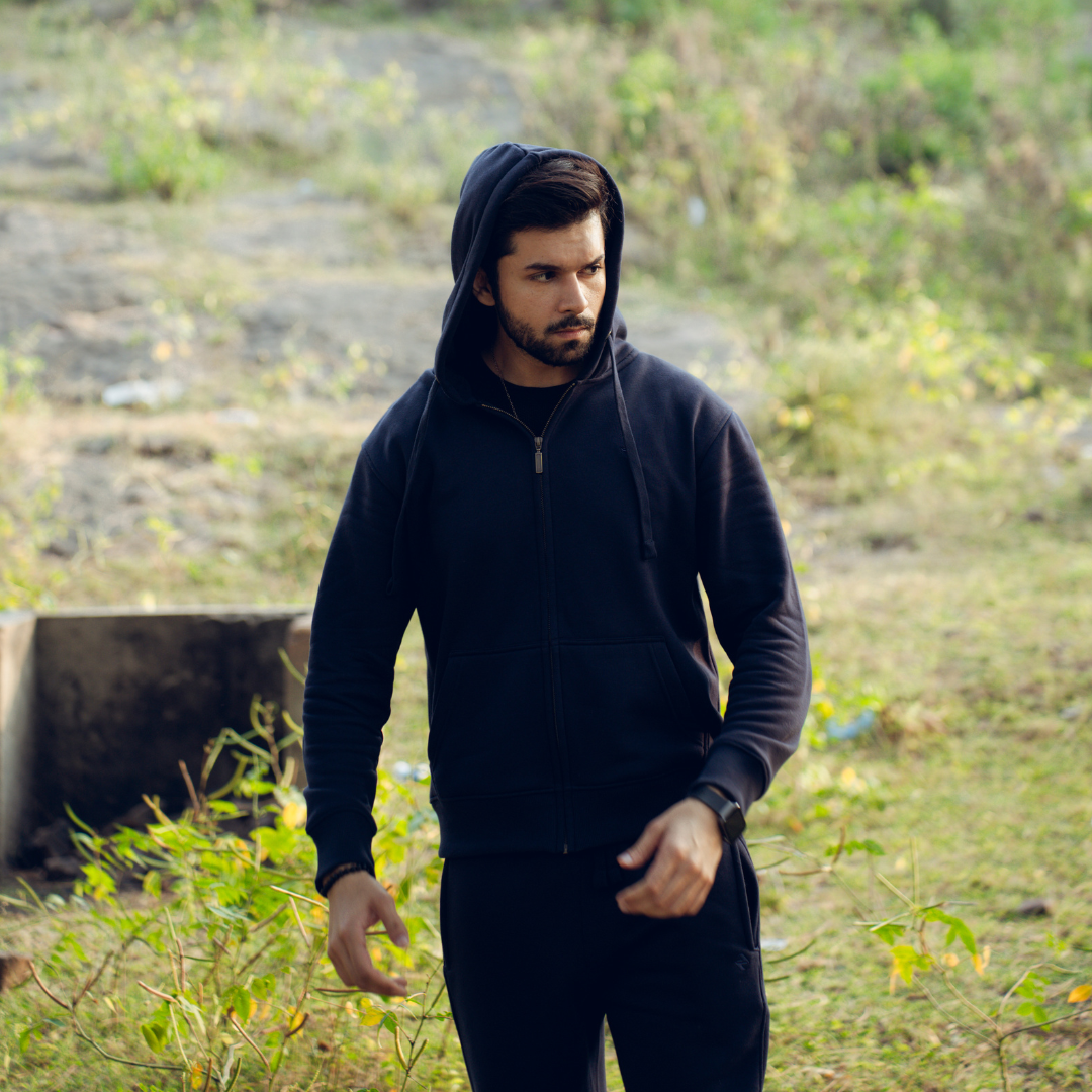 ML PULLOVER HOODIE - NAVY