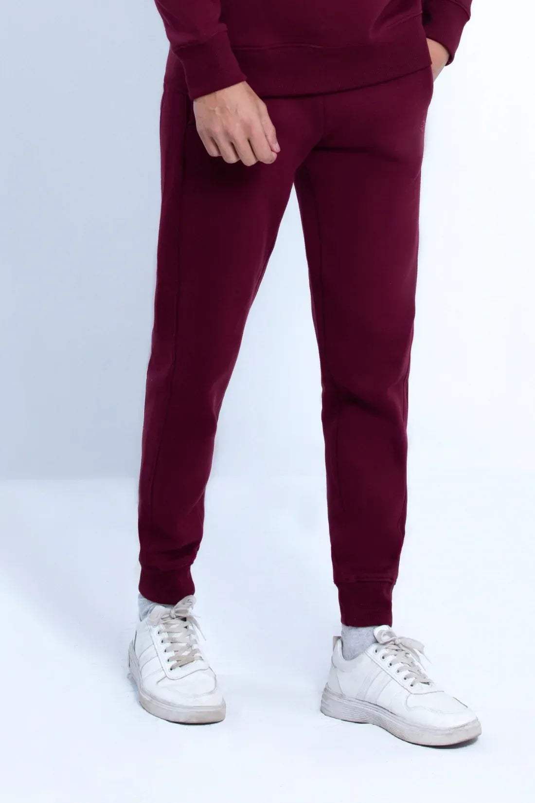 ML FLEECE TROUSER – BURGUNDY - NAVZA