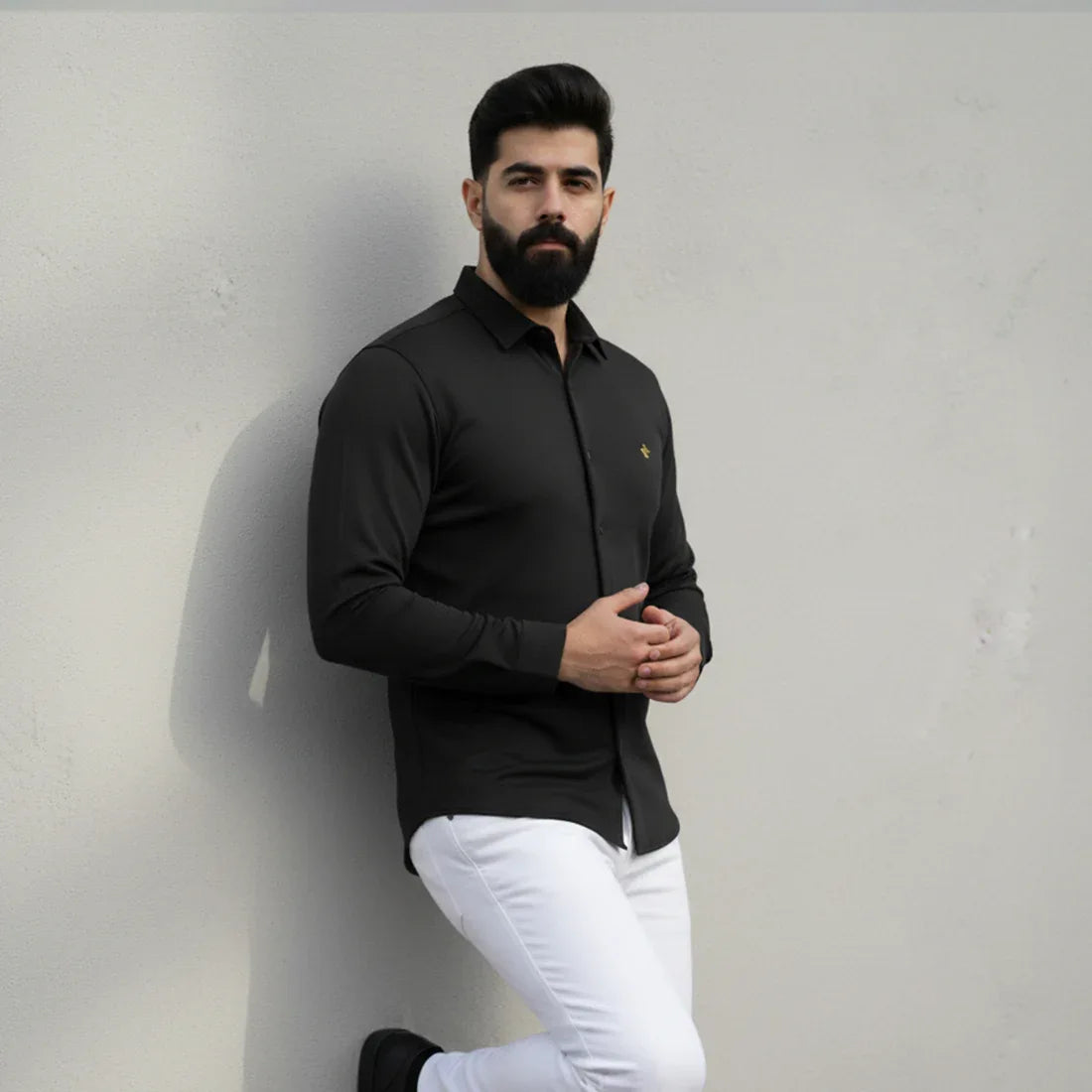 CL SMART SHIRT - BLACK - NAVZA