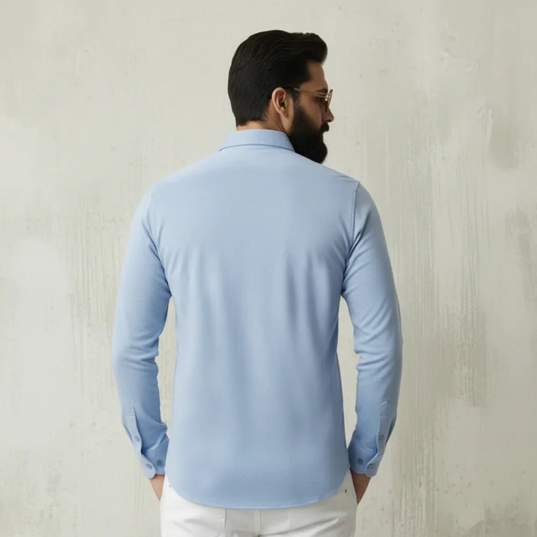 CL SMART SHIRT - SKY BLUE - NAVZA