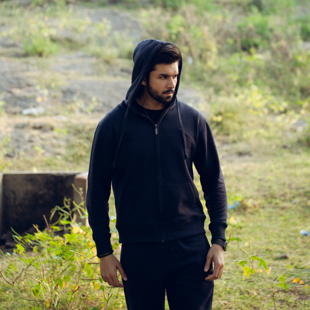 ML PULLOVER HOODIE - NAVY