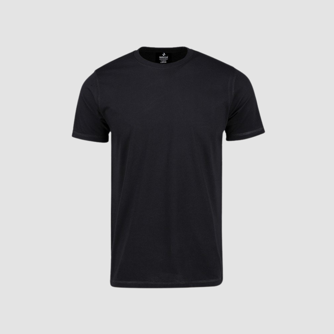 PACK OF BLACK UNDERTEE & BLACK JERSEY TROUSER
