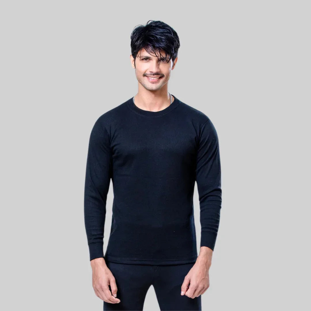 BLACK THERMAL FULL SLEEVES TOP - NAVZA