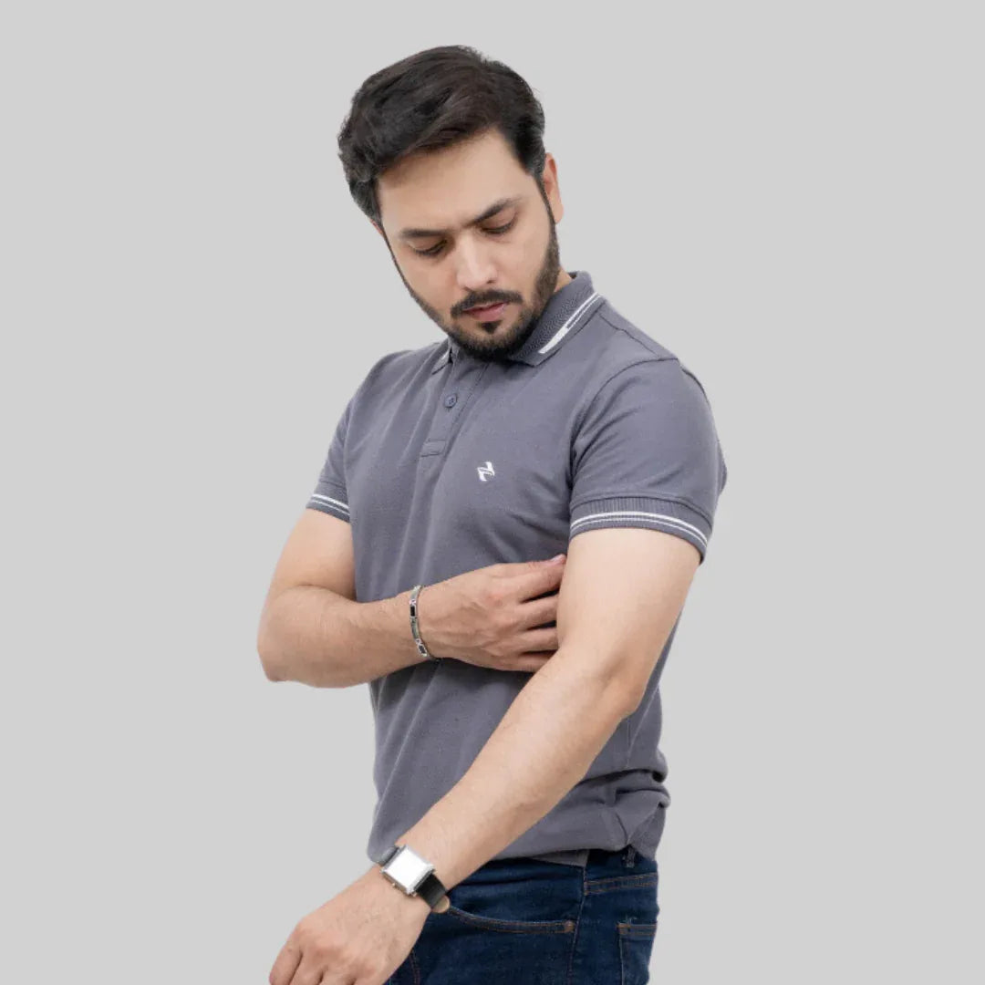 ST POLO – GREY - NAVZA