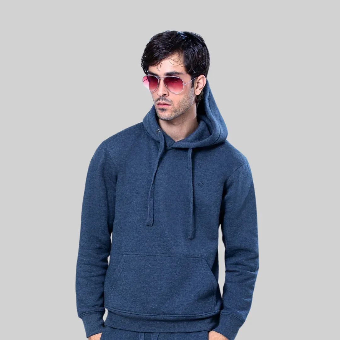 ML PULLOVER HOODIE – DENIM - NAVZA