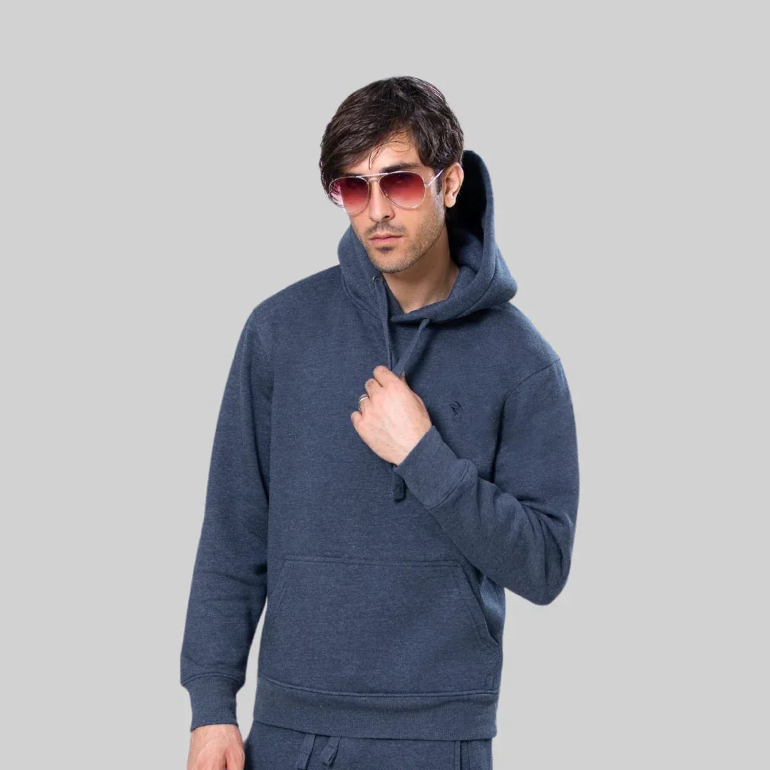 ML PULLOVER HOODIE – DENIM - NAVZA