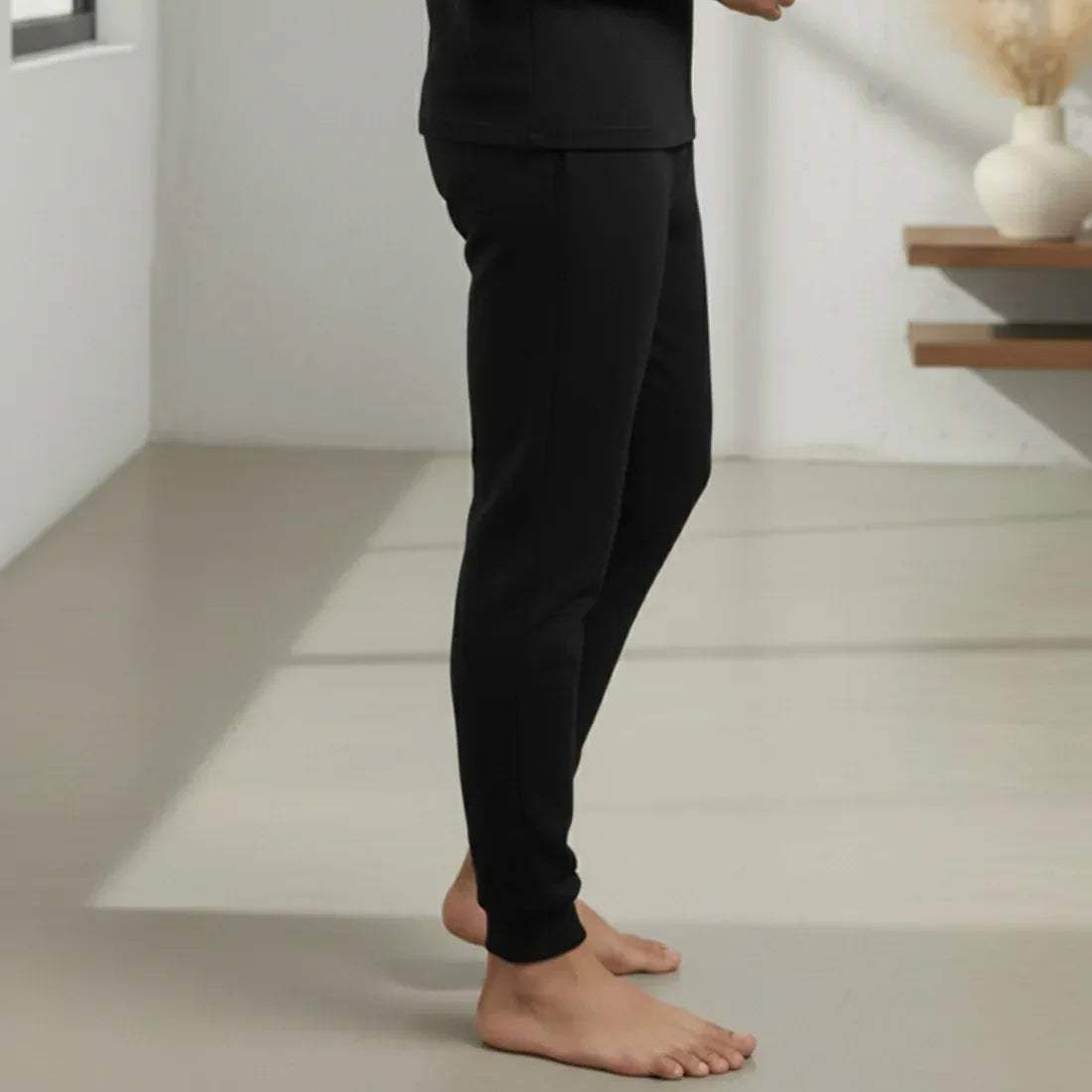 BLACK THERMAL BOTTOM - NAVZA