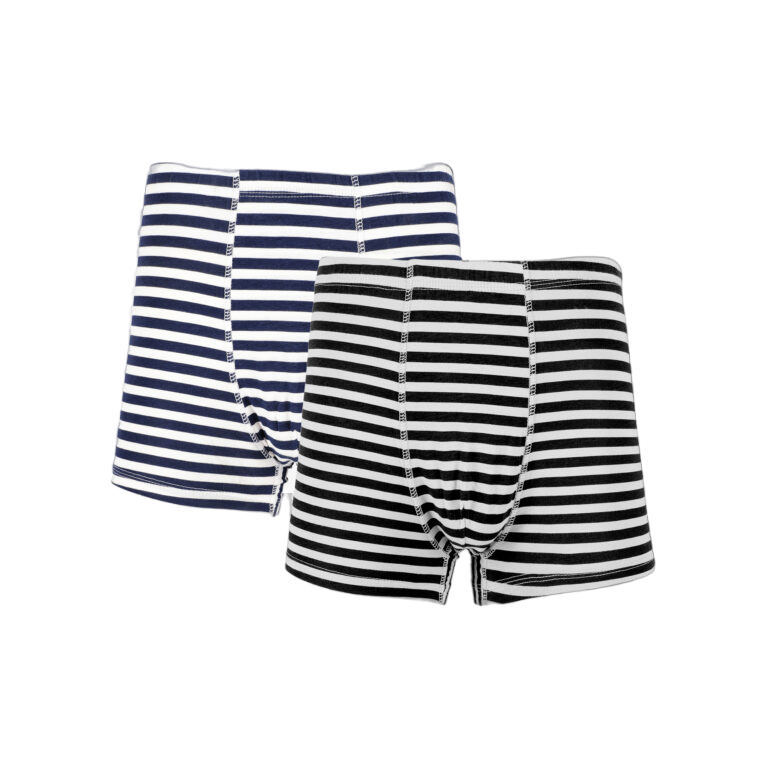 PACK OF 2 BOXERS – BLUE & WHITE STRIPES BOXER