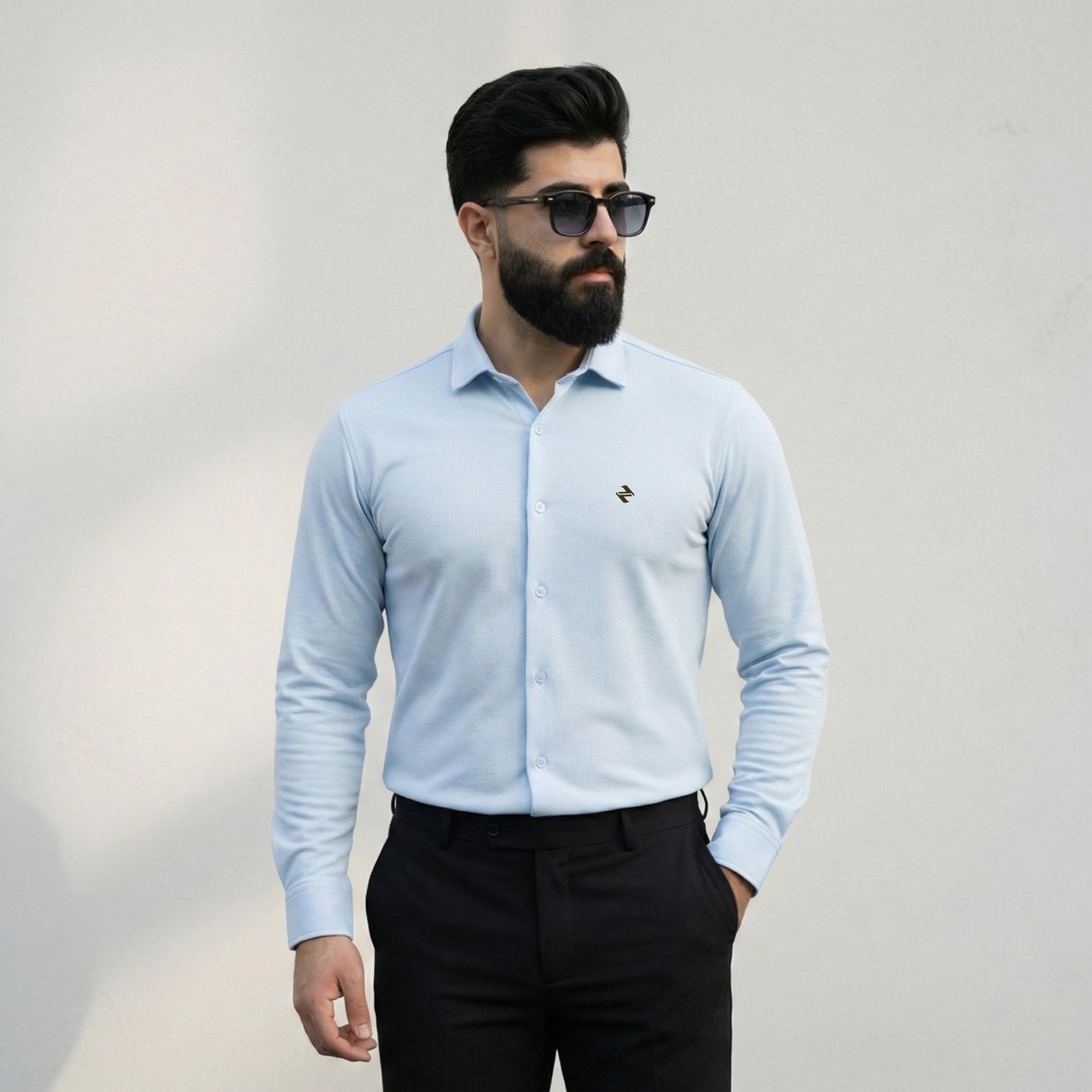 CL SMART SHIRT - SKY BLUE