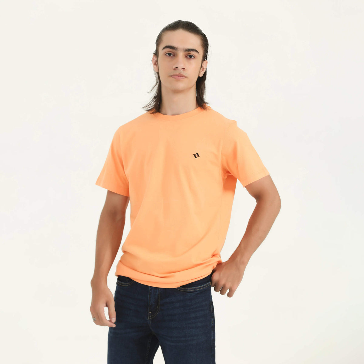 CL REGULAR FIT TEE ORANGE NAVZA