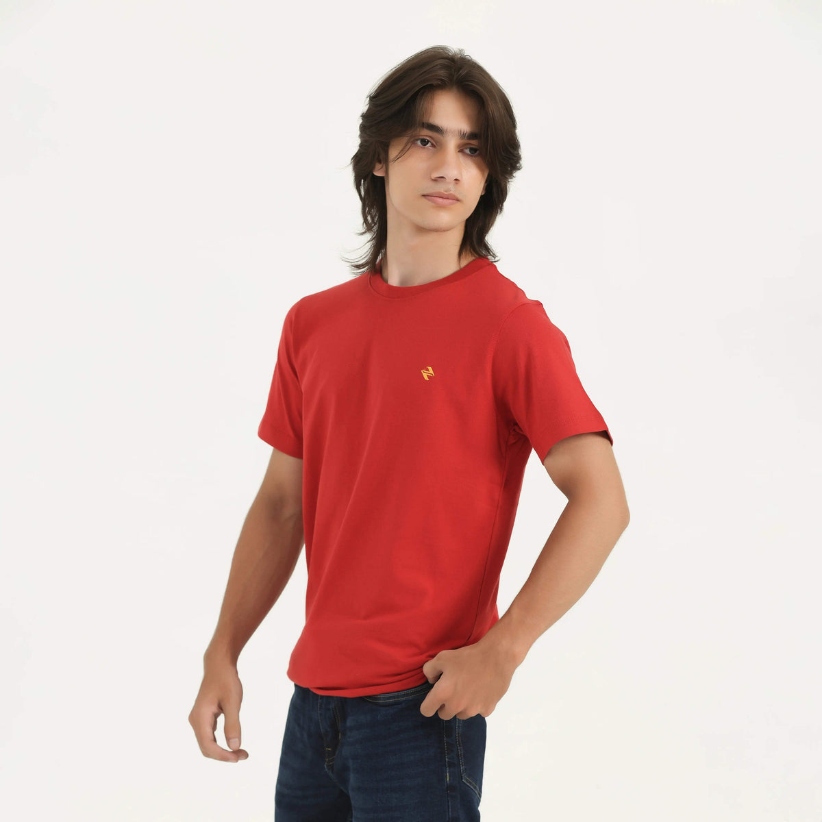 CL REGULAR FIT TEE RED NAVZA