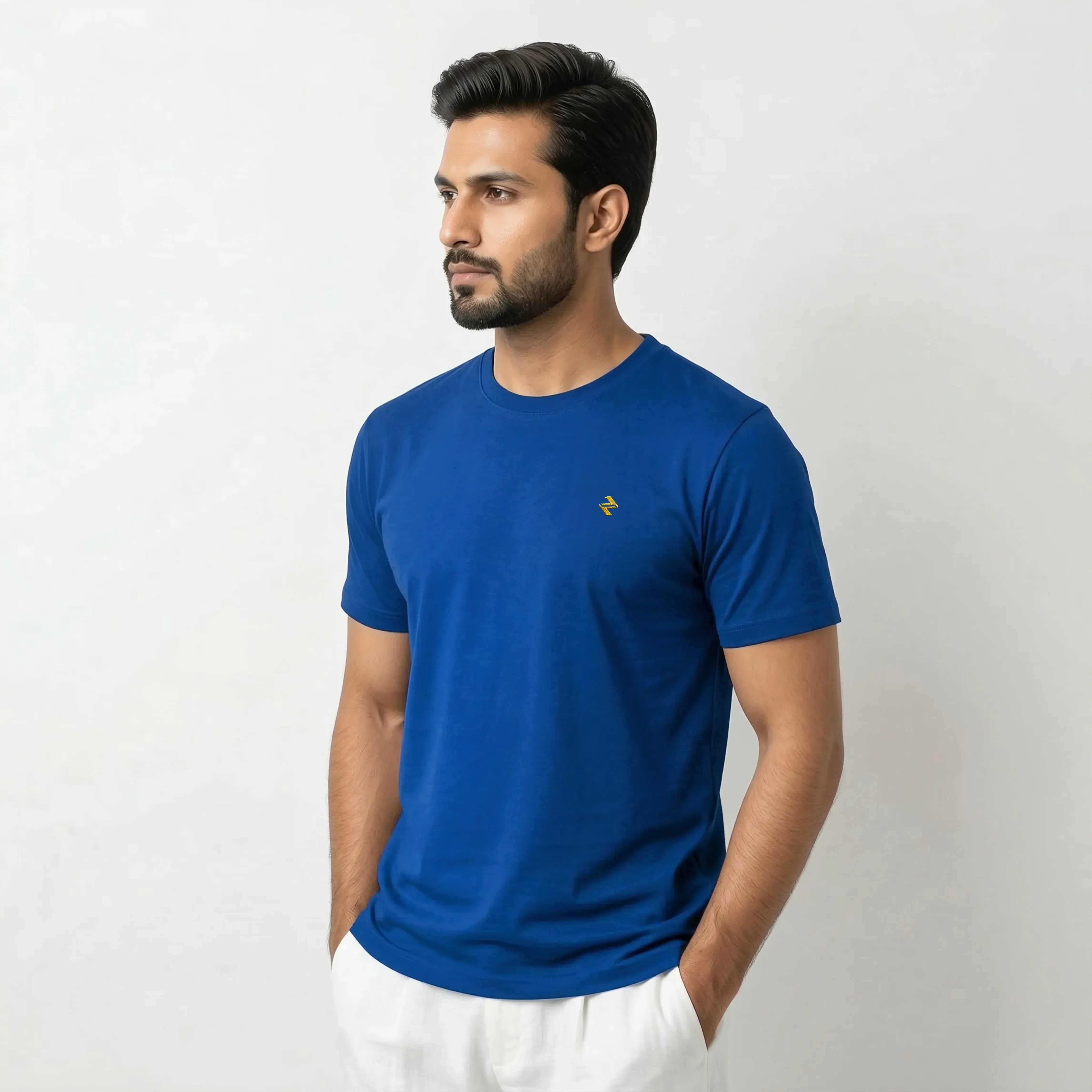 REGULAR T-SHIRT ROYAL BLUE NAVZA