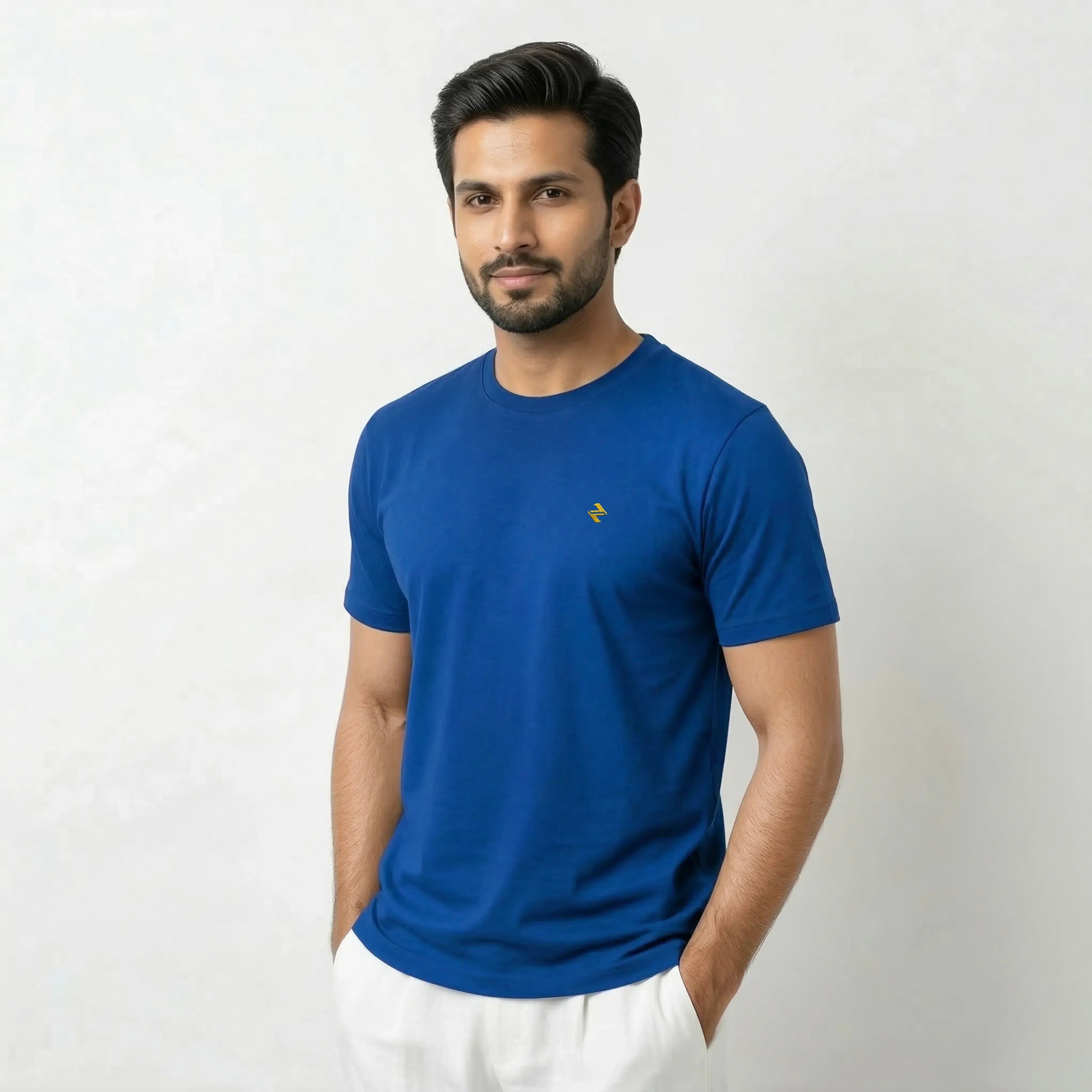 REGULAR T-SHIRT ROYAL BLUE NAVZA